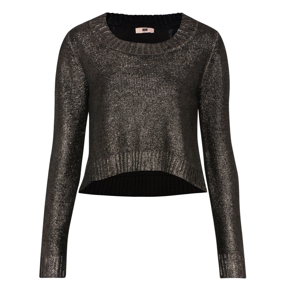 CUE | Metallic Cropped Knit